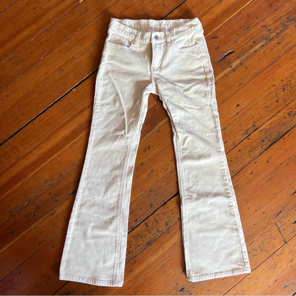 Off-white Corduroy Flare Pant